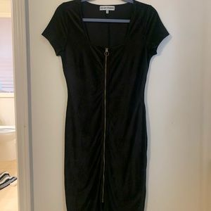 Little Black Dress, Center Gold Zipper Size: Medium